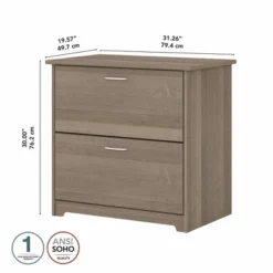 Cabot 2 Drawer File Cabinet Ash Gray - Bush Furniture -Furniture Store GUEST f6cb7e15 3c73 459f 945c 4354b3796335