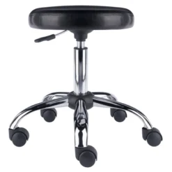 Clark Adjustable Height Swivel Bar Stool With Cushion Black - Winsome -Furniture Store GUEST f724c49b ca82 4221 a5f8 0241d63b5e59