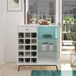 Hannaford Bar Cabinet White - Room & Joy -Furniture Store GUEST f8b6f275 e020 4319 8715 e71f162ac2de