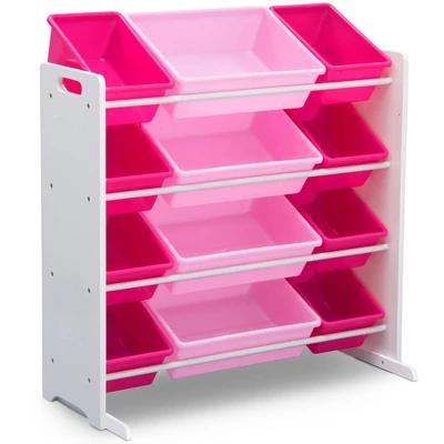 Delta Children Kids' Toy Storage Organizer With 12 Plastic Bins 9 Delta Children Kids' Toy Storage Organizer With 12 Plastic Bins - Image 7