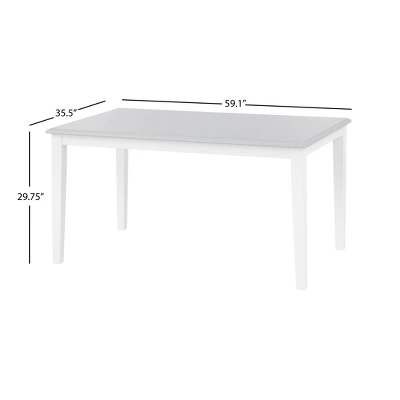 Helena Dining Table White/Gray - Buylateral 6 Helena Dining Table White/Gray - Buylateral - Image 4