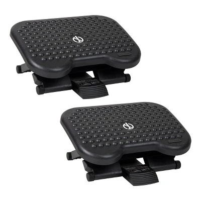 Mind Reader 2pk Adjustable Height Ergonomic Foot Rest 6 Mind Reader 2pk Adjustable Height Ergonomic Foot Rest - Image 4