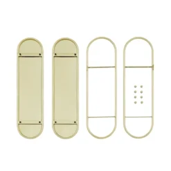 20" 2 Tier Warm Metal Hanging Bracket Wall Mounted Shelf Gold - Danya B. 22 20" 2 Tier Warm Metal Hanging Bracket Wall Mounted Shelf Gold - Danya B. -Furniture Store GUEST fb20f429 274a 4bb1 9729 2af707e2a88f