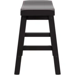 Set Of 2 29" Watkins Saddle Seat Backless Counter Height Barstools - Inspire Q -Furniture Store GUEST fb27927d 8571 452c bc22 1bef54e3cc6e
