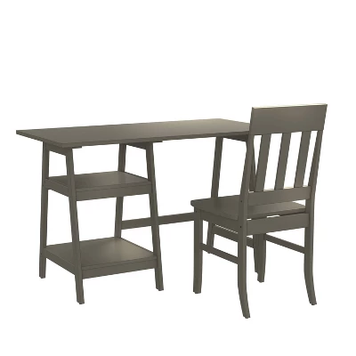 Dornoch 2 Shelf Writing Desk With Chair - HOMES: Inside + Out 7 Dornoch 2 Shelf Writing Desk With Chair - HOMES: Inside + Out - Image 5