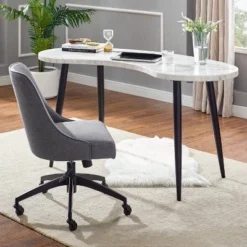 Kinsley Writing Desk Black/White - Steve Silver Co. -Furniture Store GUEST fbd9e341 cc20 4f4a 9c9c 7a928a51ce85