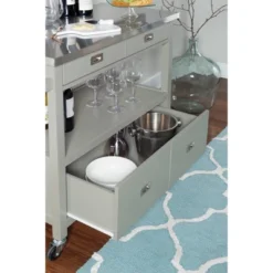 Sydney Kitchen Cart - Linon -Furniture Store GUEST fbeee83d d3f5 4409 935c 291b2e3ed783