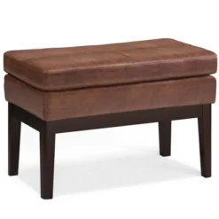 Bragg Small Ottoman Bench - WyndenHall -Furniture Store GUEST fc1d8ed0 7baf 4489 b0e4 f19dd5e76c52