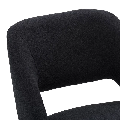 Blakeley Velvet Counter Height Barstool Black - CorLiving 7 Blakeley Velvet Counter Height Barstool Black - CorLiving - Image 5