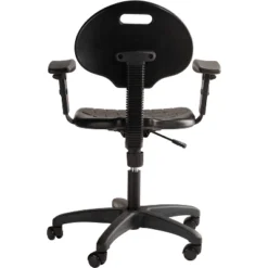 16"-21" Adjustable Height Polyurethane Task Office Chair With Arms Black- Hampden Furnishings 23 16"-21" Adjustable Height Polyurethane Task Office Chair With Arms Black- Hampden Furnishings -Furniture Store GUEST fc6a6717 f793 4537 89b8 b38cf90b8396