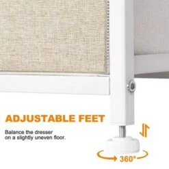 REAHOME 10 Drawer Steel Frame Bedroom Storage Organizer Chest Dresser With Waterproof Top, Adjustable Feet, And Wall Safety Attachment, Taupe 9 REAHOME 10 Drawer Steel Frame Bedroom Storage Organizer Chest Dresser With Waterproof Top, Adjustable Feet, And Wall Safety Attachment, Taupe -Furniture Store GUEST fcf2107c 8a72 494c aac1 91b4a6f5ffaf