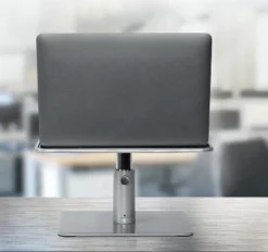Mount-It! Adjustable Height Laptop Stand For MacBook Pro | Wide Platform Laptop & Monitor Desk Riser | For 11-15 In. Laptops | 24-32 In. Monitor Riser -Furniture Store GUEST fcfc08d4 5858 4904 856a c550e8240112