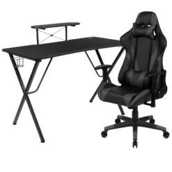 Flash Furniture Gaming Desk And Reclining Gaming Chair Set With Cup Holder, Headphone Hook, And Monitor/Smartphone Stand 27 Flash Furniture Gaming Desk And Reclining Gaming Chair Set With Cup Holder, Headphone Hook, And Monitor/Smartphone Stand -Furniture Store GUEST fd0d6d56 9bce 4755 a662 e332e4fde4f5