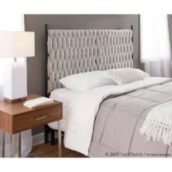Braided Matisse Polyester/Metal Headboard - LumiSource -Furniture Store GUEST fec5583c 9492 49a5 9880 0f3beab9e652