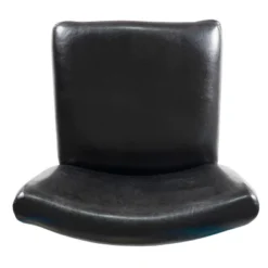 24" Faux Leather Luxury Counter Height Barstool - HomePop -Furniture Store GUEST ff36b895 a15c 431c a9f9 503121b00054