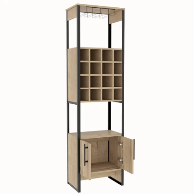 Emery High Bar Cabinet Light Wood - RST Brands 4 Emery High Bar Cabinet Light Wood - RST Brands - Image 2