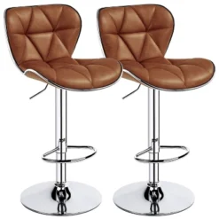 Yaheetech 2pcs Height Adjustable PU Leather Upholstered Swivel Bar Stool Chairs 21 Yaheetech 2pcs Height Adjustable PU Leather Upholstered Swivel Bar Stool Chairs -Furniture Store GUEST ffe82951 d622 49a2 b04d ae7422e81bd4